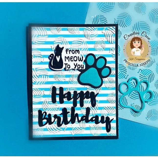 Pawsome Cats Sentiments Coordinating Craft Dies