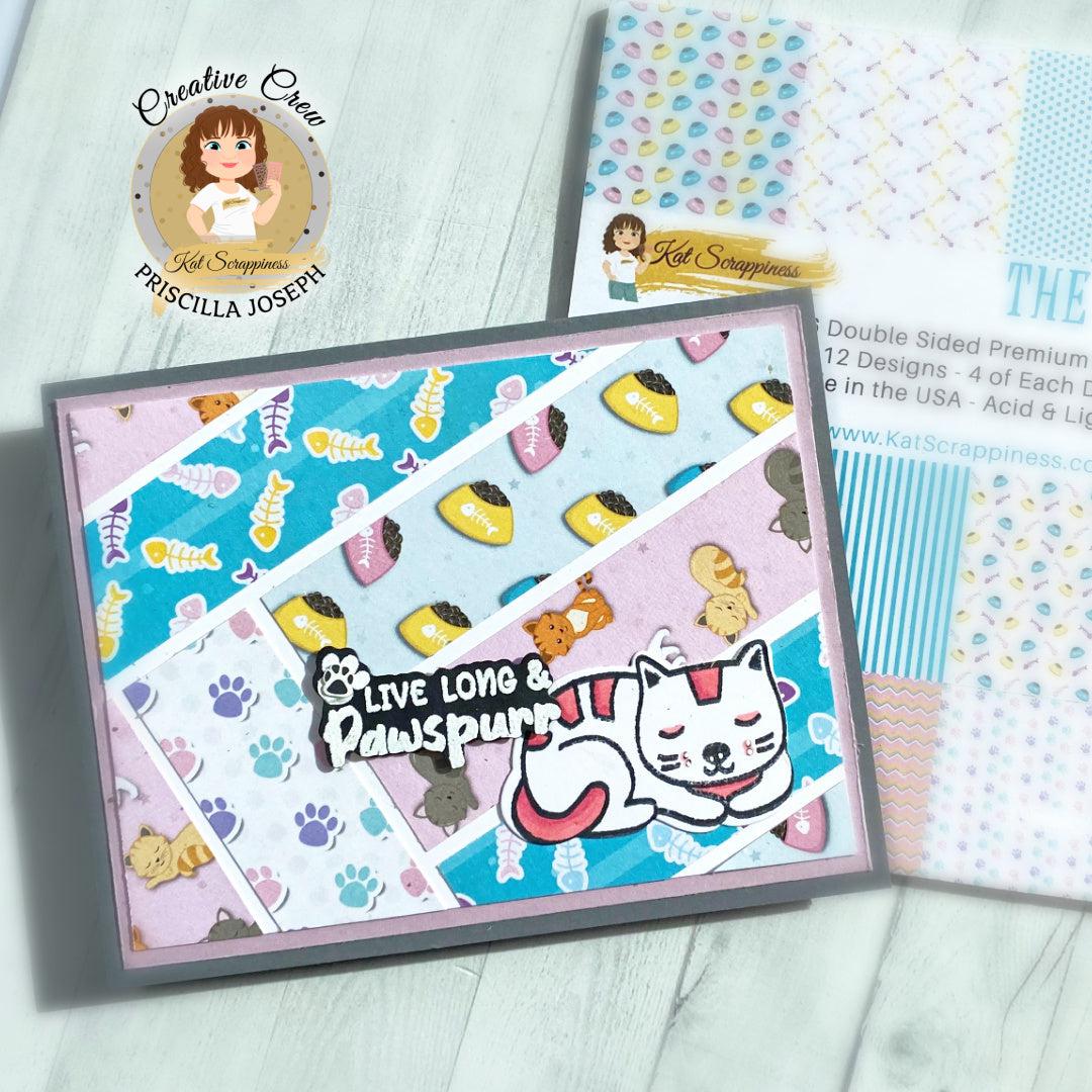 Pawsome Cats Sentiments Stamp Set
