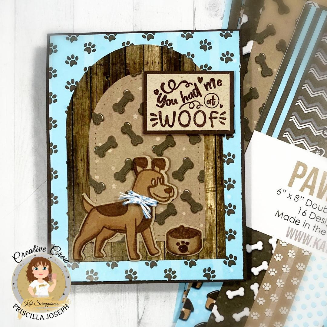 Pawsome Boy 6x6 Paper Pad
