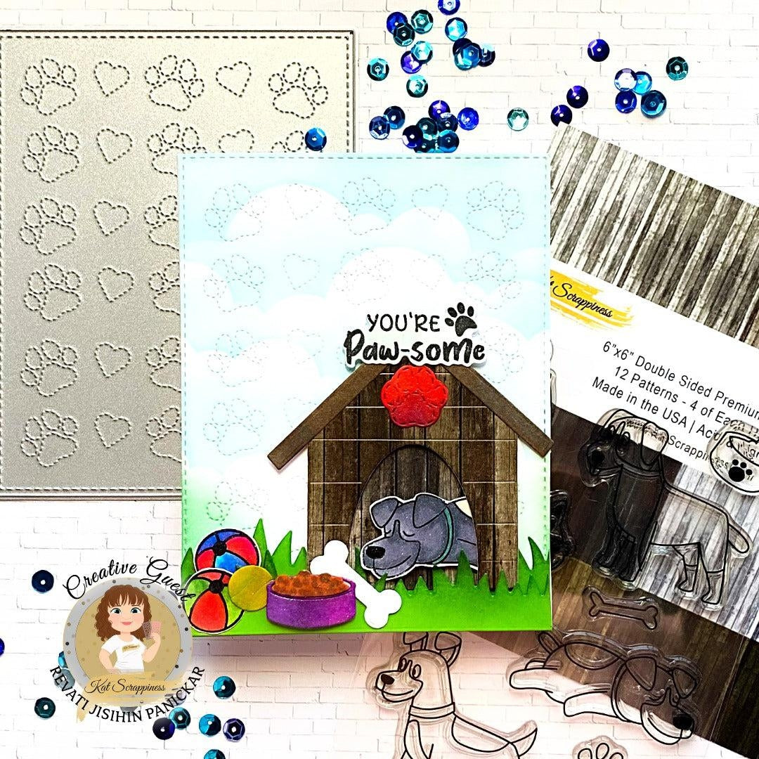 Pawsome Love Background Die