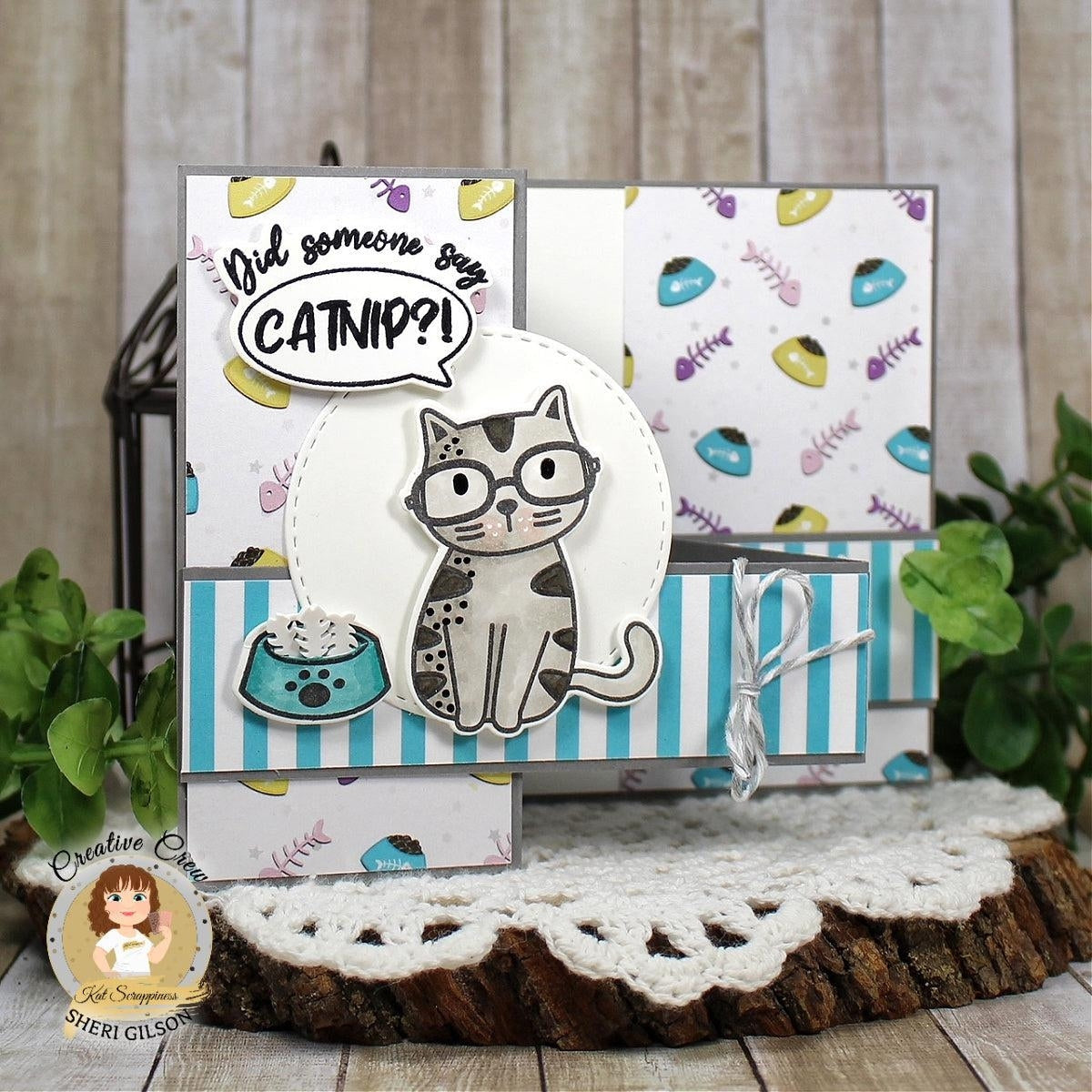 Pawsome Cats Sentiments Stamp Set