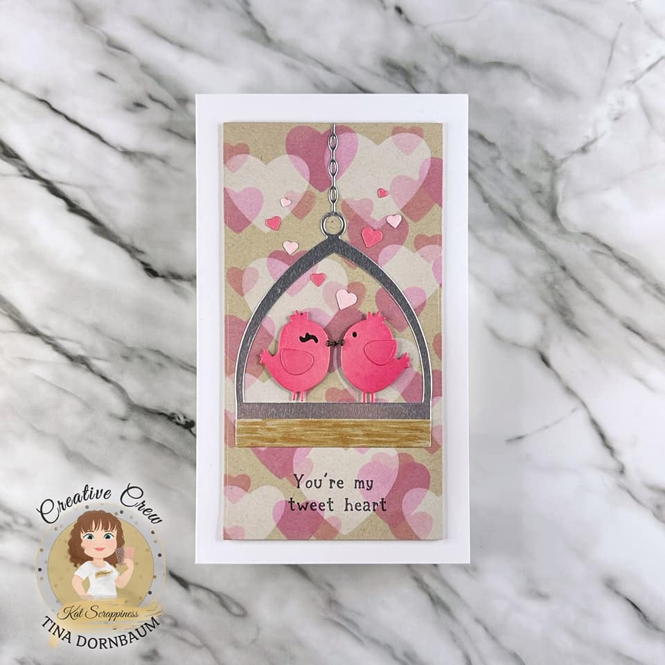 Bokeh Hearts Layering Stencils - 3pk