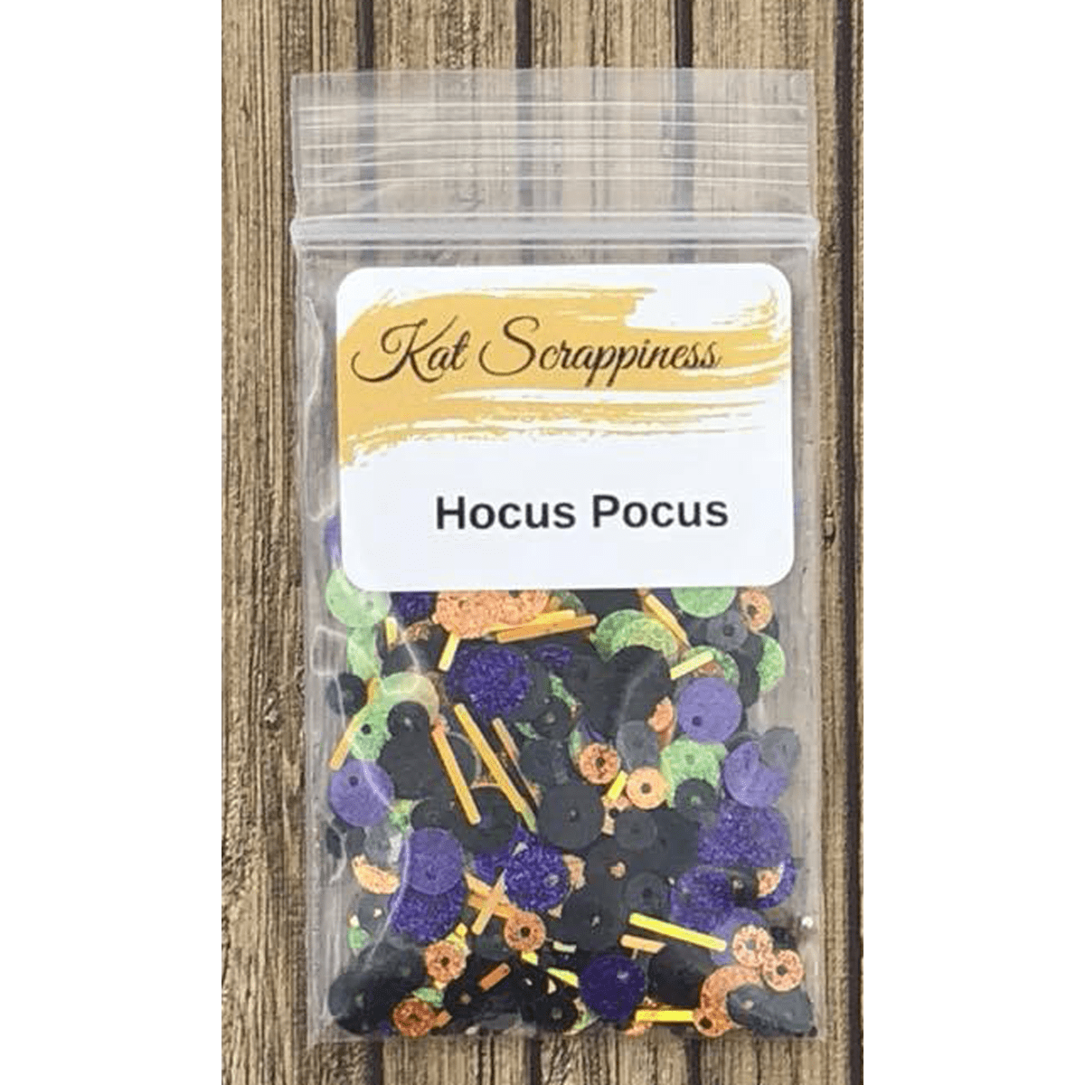 Hocus Pocus Halloween Sequin Mix - Kat Scrappiness
