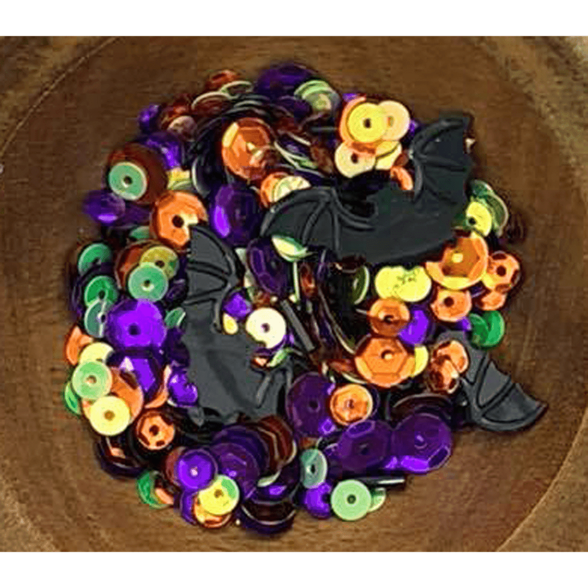 Going Batty Halloween Sequin Mix - Kat Scrappiness