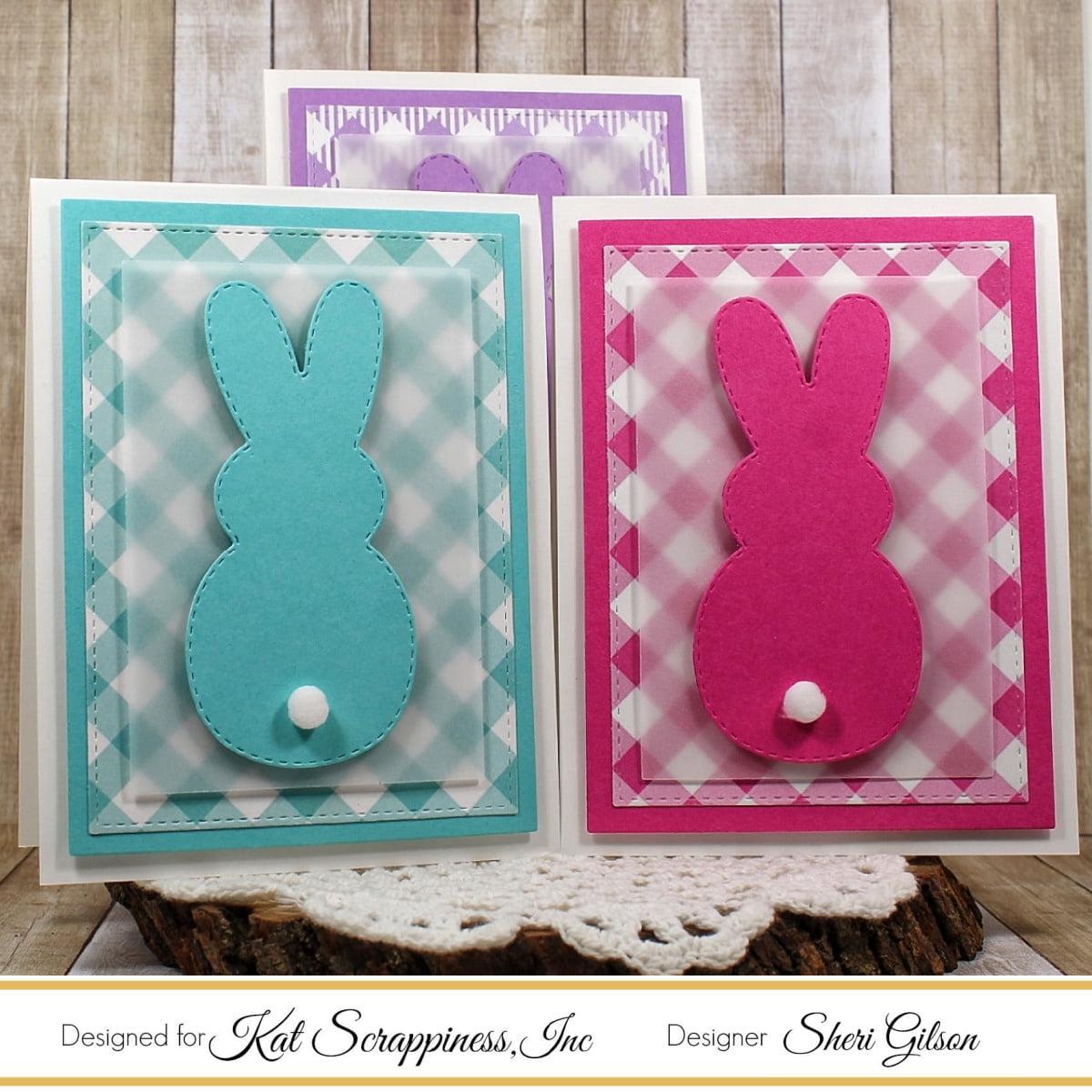 Build a Bunny 4X6 Stamp Set - Coordinates with our Stitched Bunny Outline Dies!