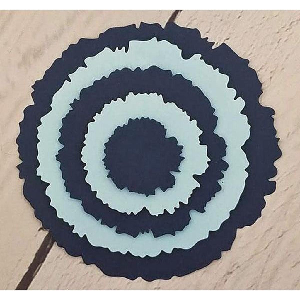 Distressed Edge Circle Dies by Kat Scrappiness - Kat Scrappiness