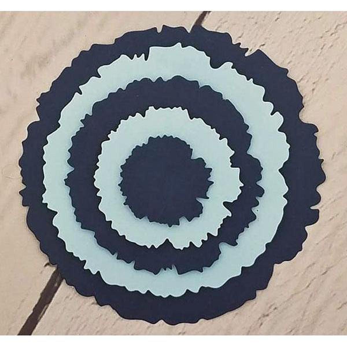Distressed Edge Circle Dies by Kat Scrappiness - Kat Scrappiness