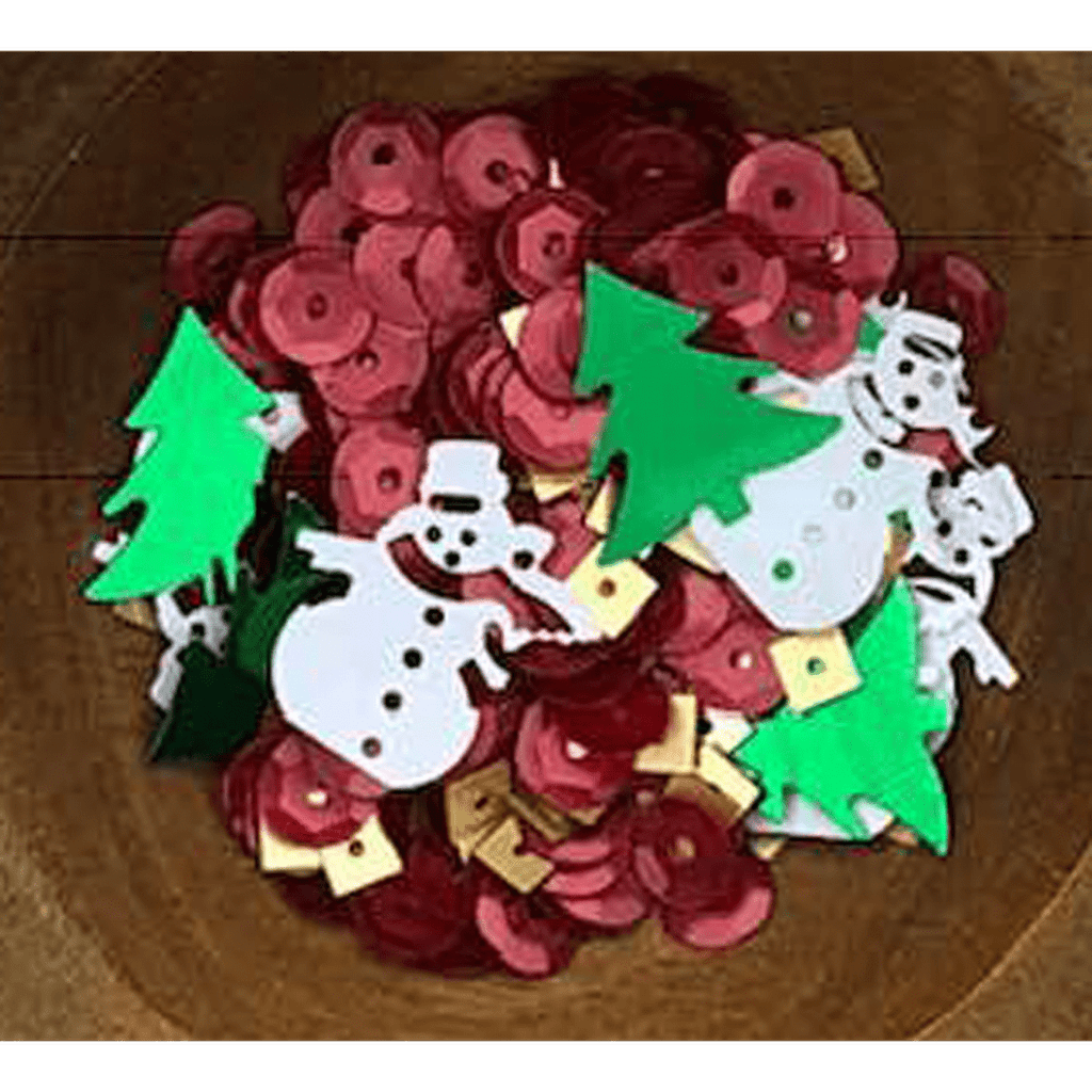 Holly Jolly Christmas Sequin Mix by Kat Scrappiness - Kat Scrappiness
