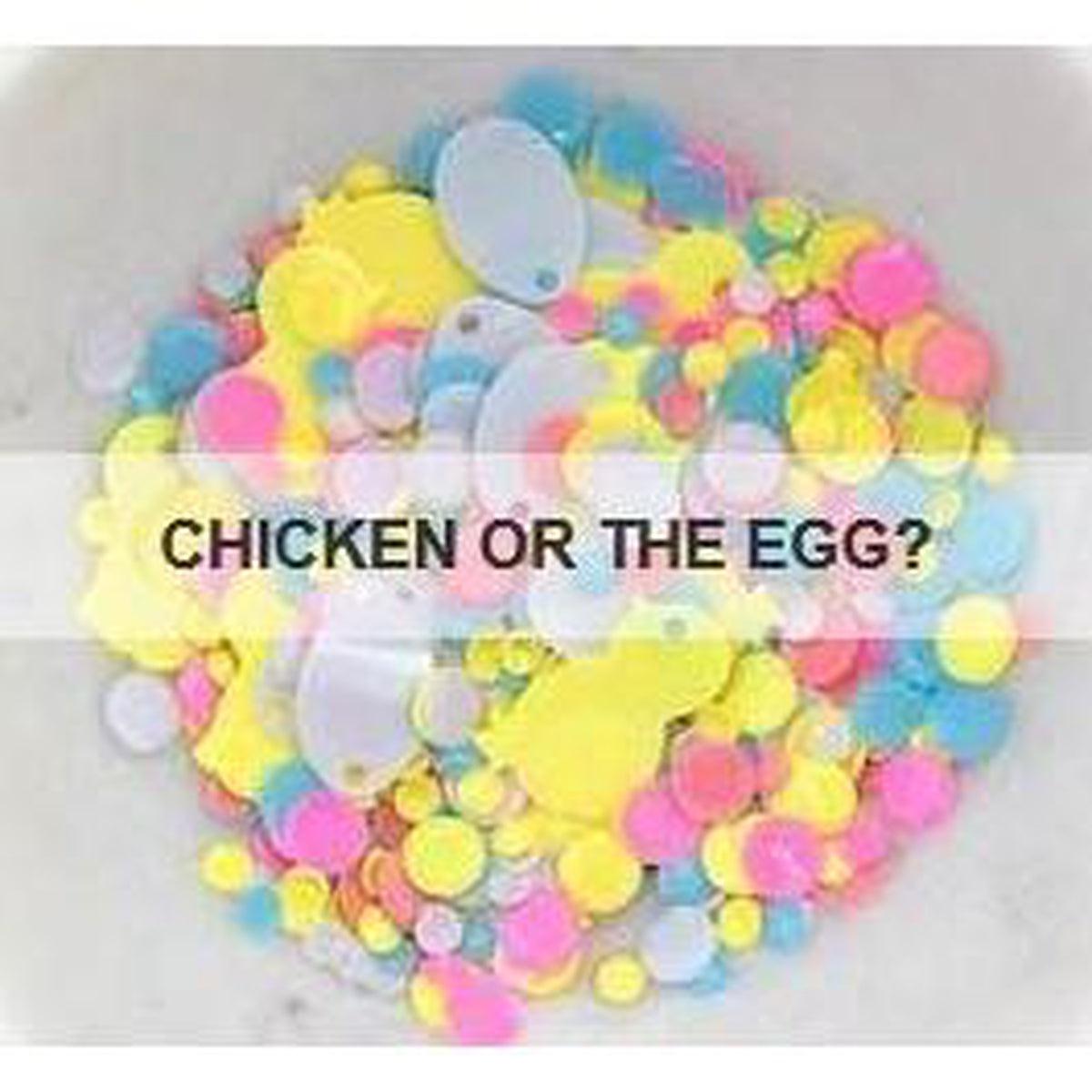 Chicken or the Egg? Sequin Mix - Kat Scrappiness