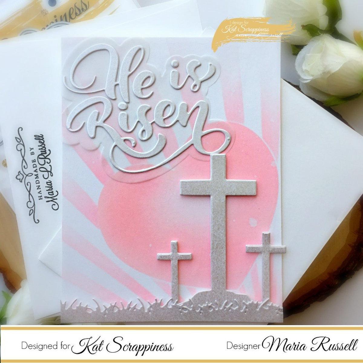 He is Risen w/Shadow Die by Kat Scrappiness - Kat Scrappiness