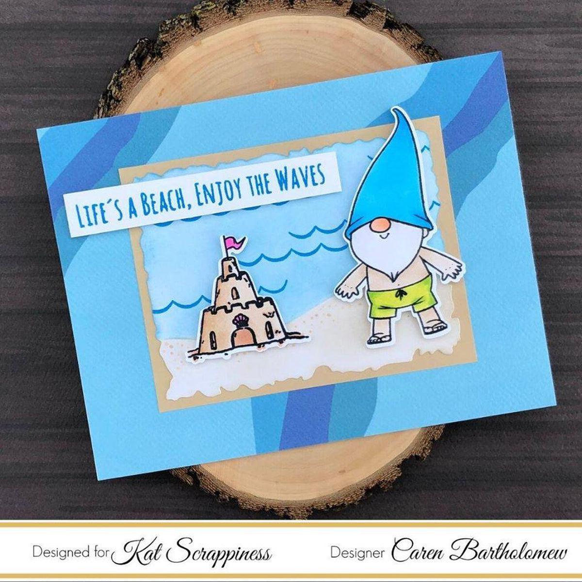 Summer Gnome Add-On Stamp Set by Kat Scrappiness - Kat Scrappiness