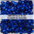 4mm Metallic Blue Flower Blossom Sequins