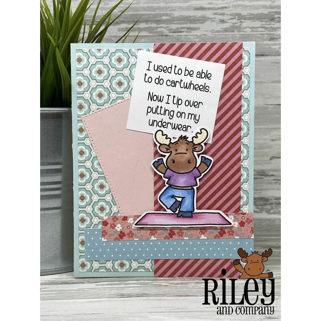 Cartwheels Cling Stamp by Riley & Co