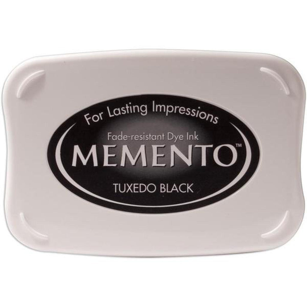 Memento Tuxedo Black Dye Ink Pad - Kat Scrappiness