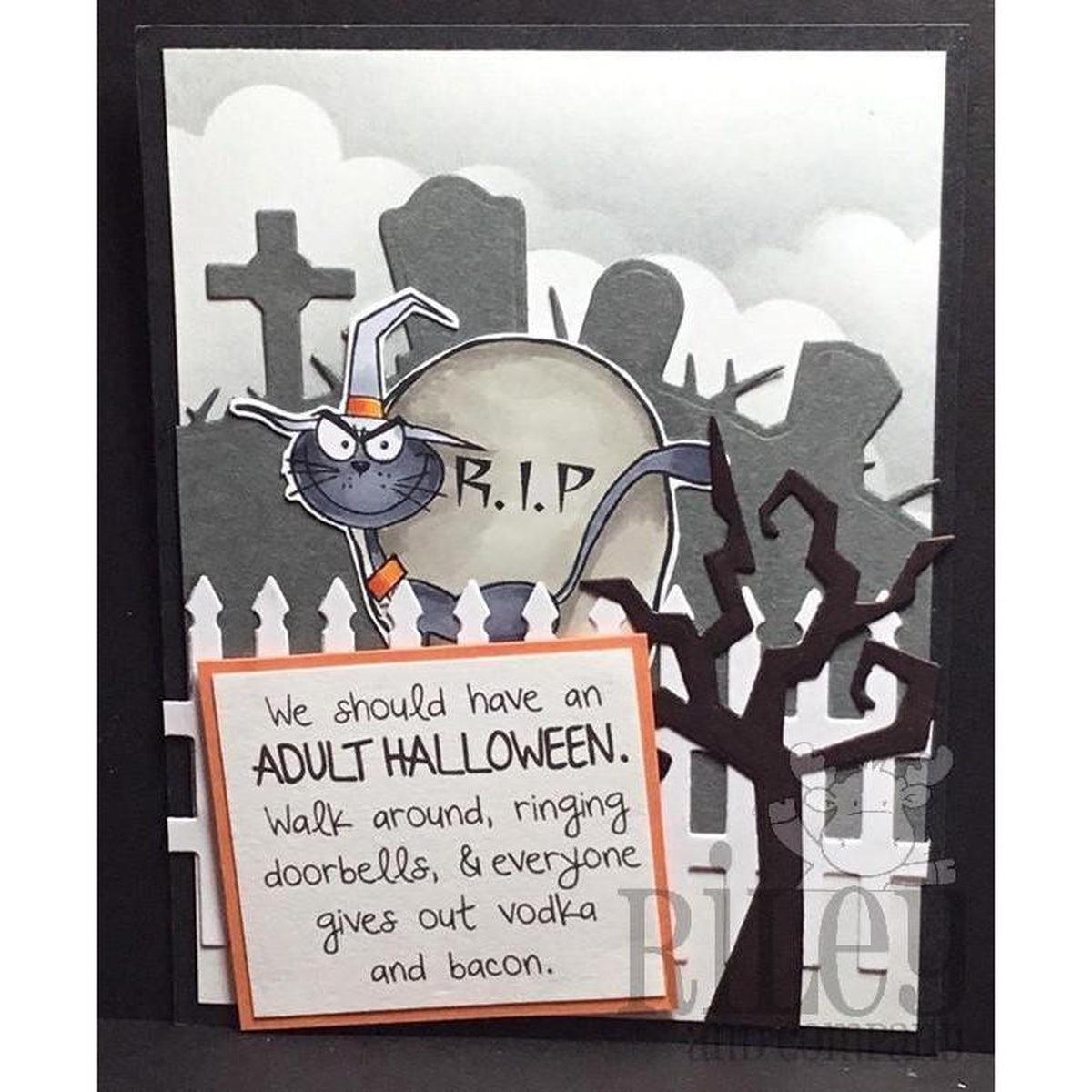 Adult Halloween Cling Stamp by Riley &amp; Co - RWD-842