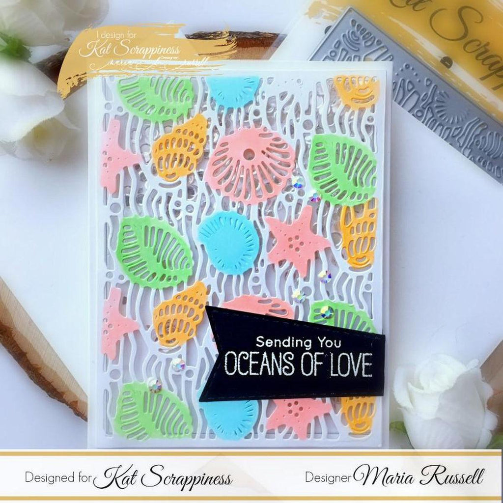 Under The Sea Coverplate Die by Kat Scrappiness - New & Improved! - Kat Scrappiness