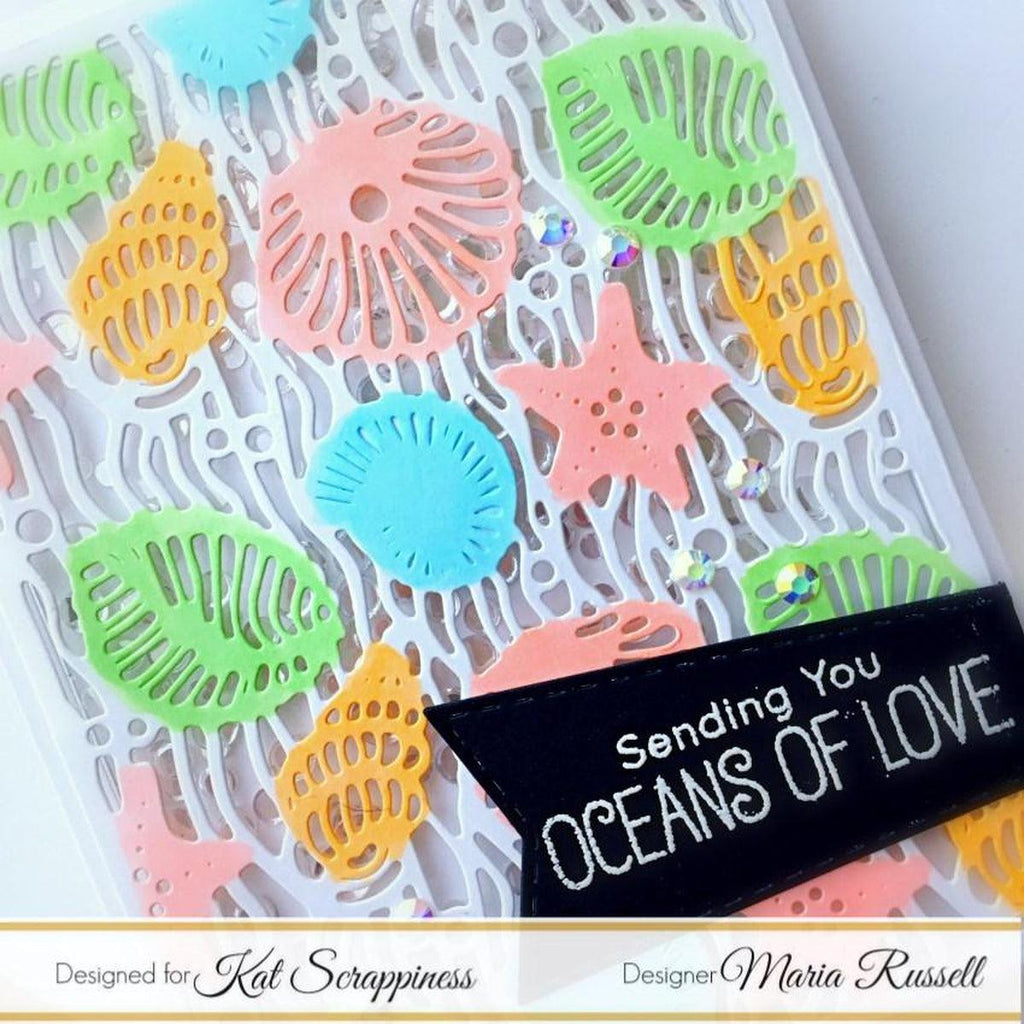 Under The Sea Coverplate Die by Kat Scrappiness - New & Improved! - Kat Scrappiness