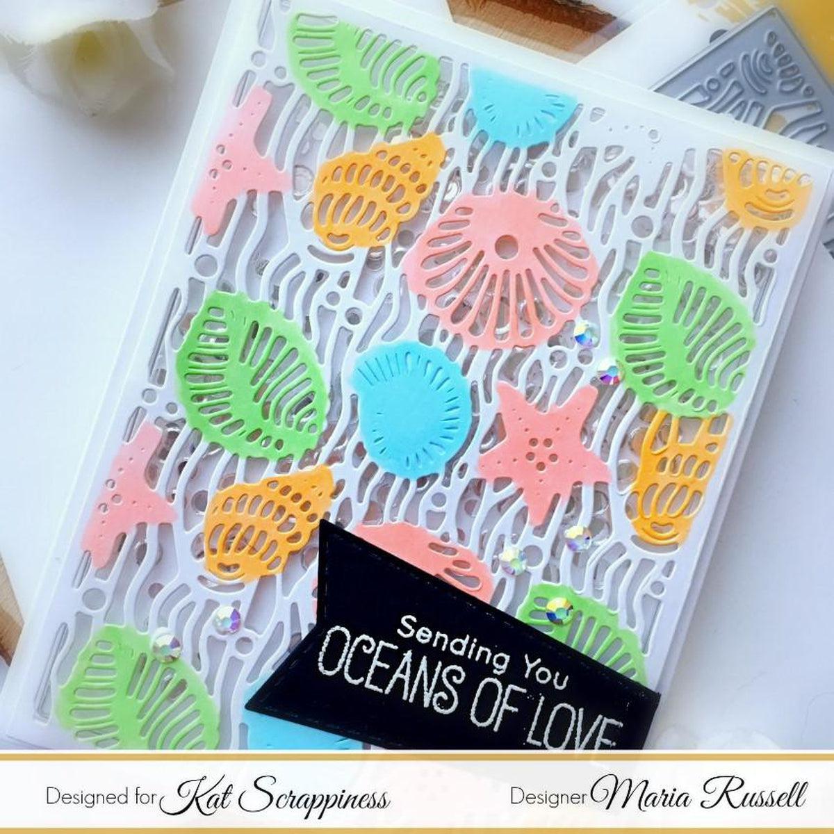 Under The Sea Coverplate Die by Kat Scrappiness - New &amp; Improved! - Kat Scrappiness