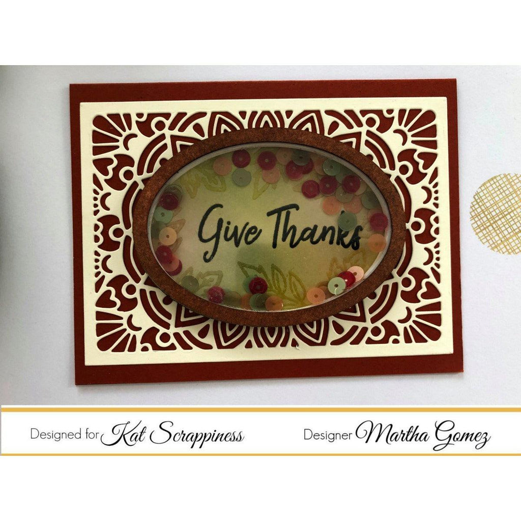 Medium Oval Shaker Card Kit by Kat Scrappiness - 020 - Kat Scrappiness