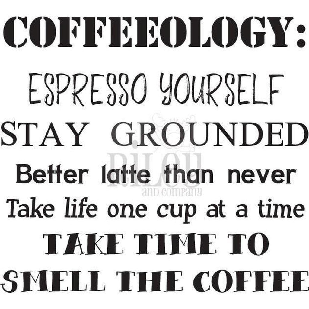Coffeeology Cling Stamp by Riley & Co - Kat Scrappiness