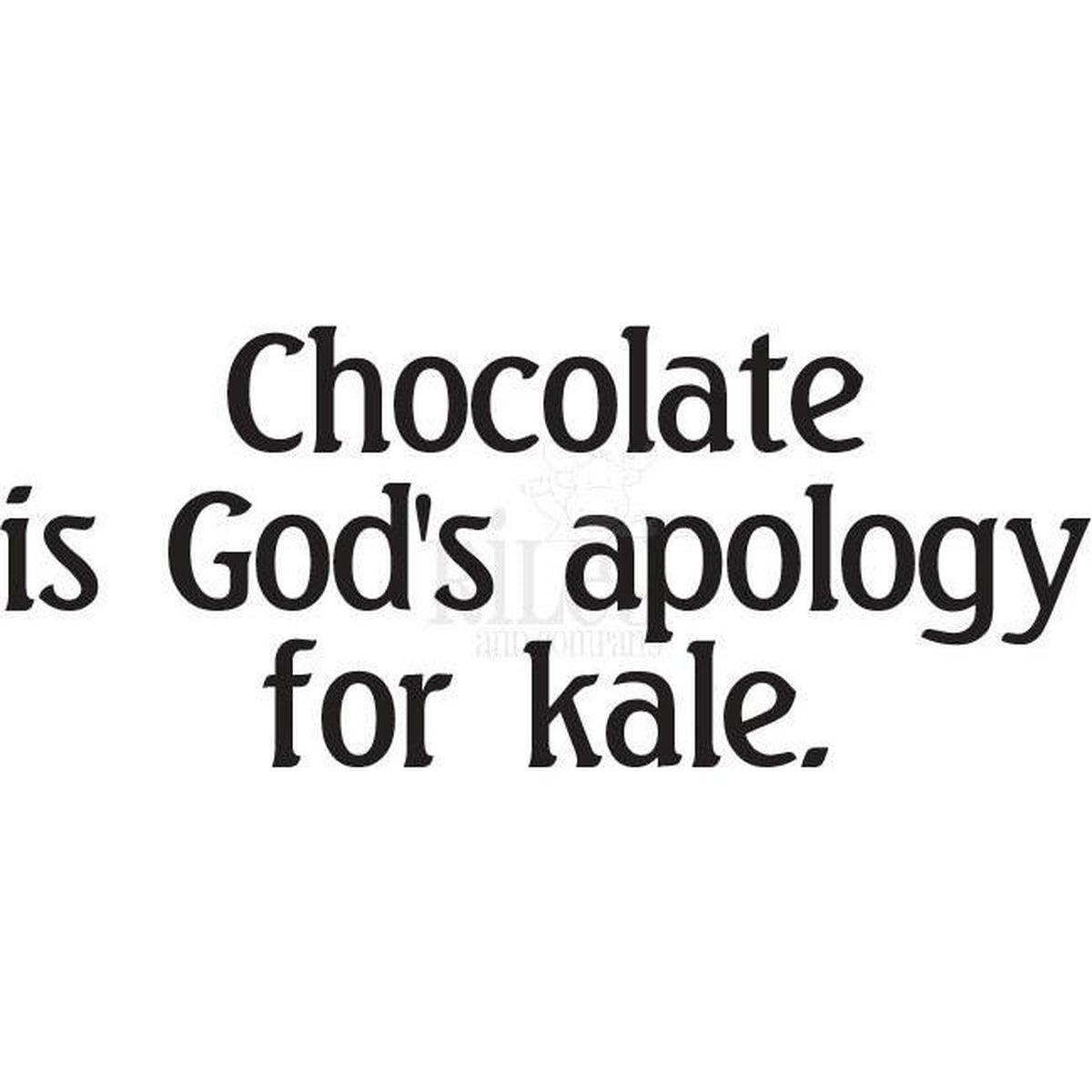 God's Apology Cling Stamp by Riley & Co - Kat Scrappiness