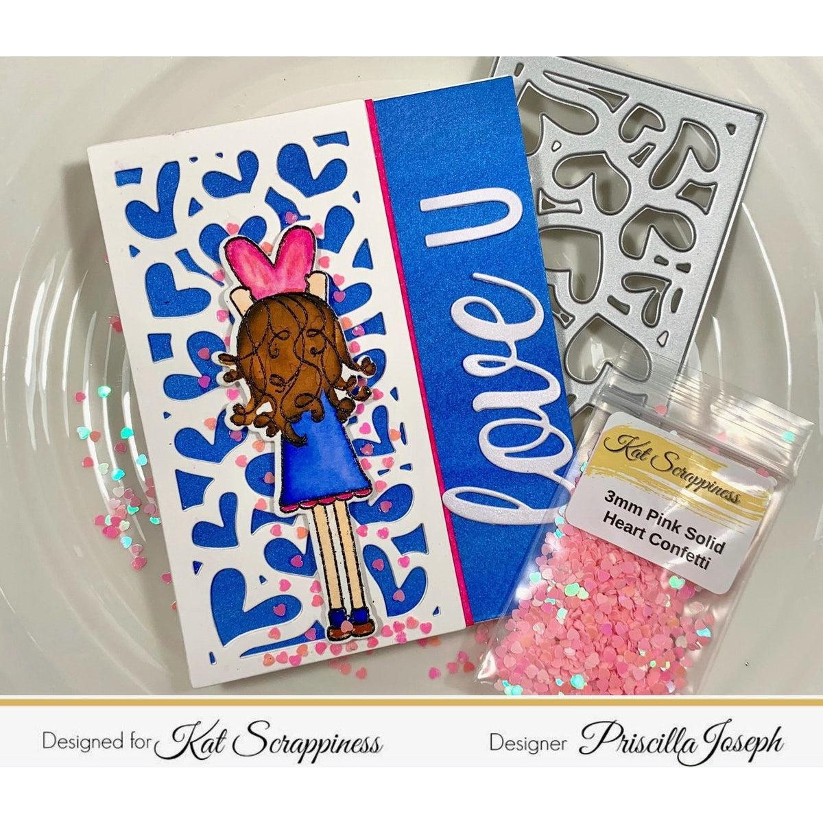 I Love You Shadow Die by Kat Scrappiness - Kat Scrappiness