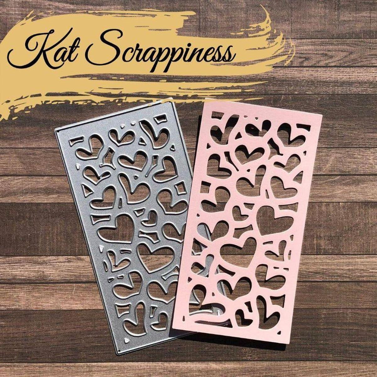 Heart Panel Die by Kat Scrappiness - Kat Scrappiness