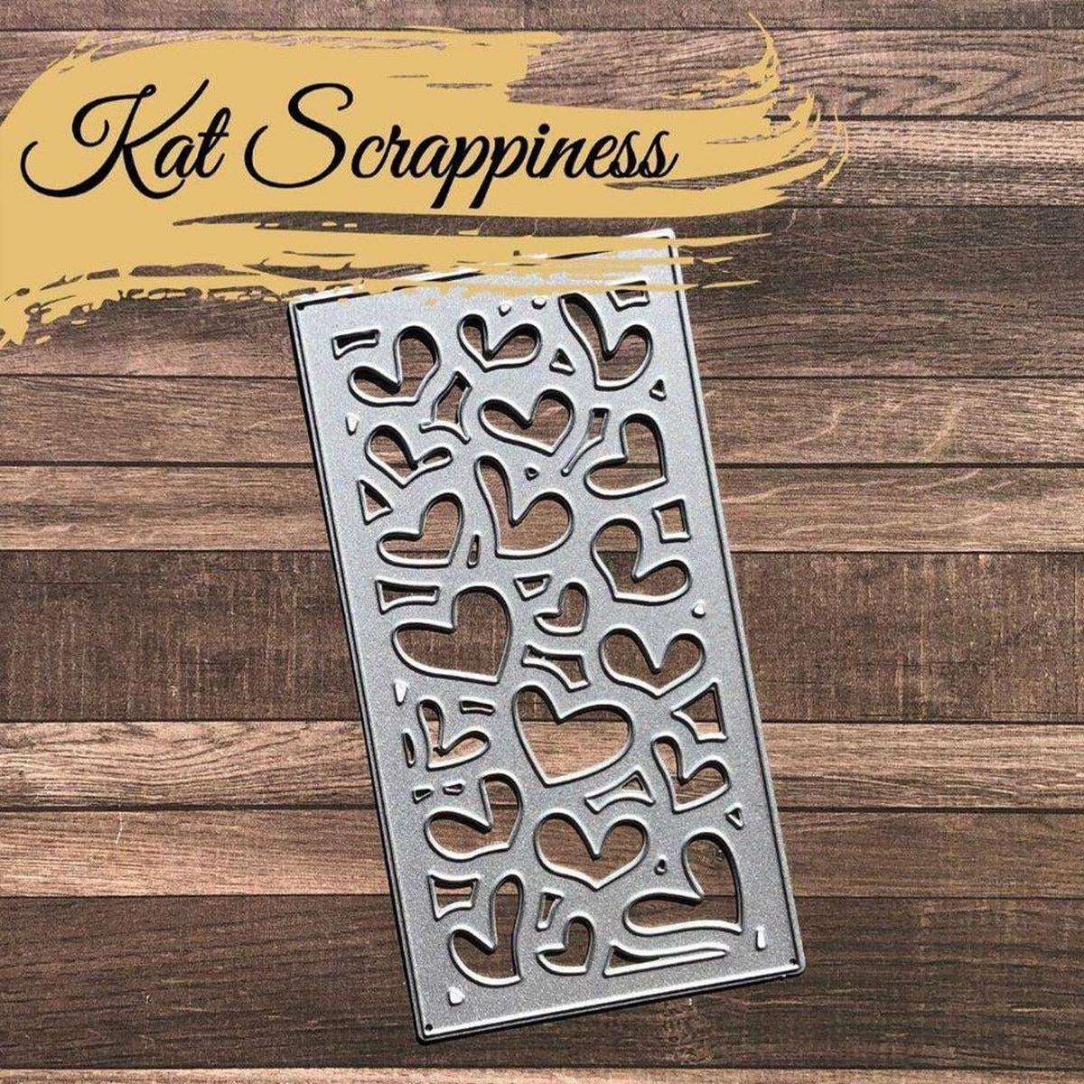 Heart Panel Die by Kat Scrappiness - Kat Scrappiness
