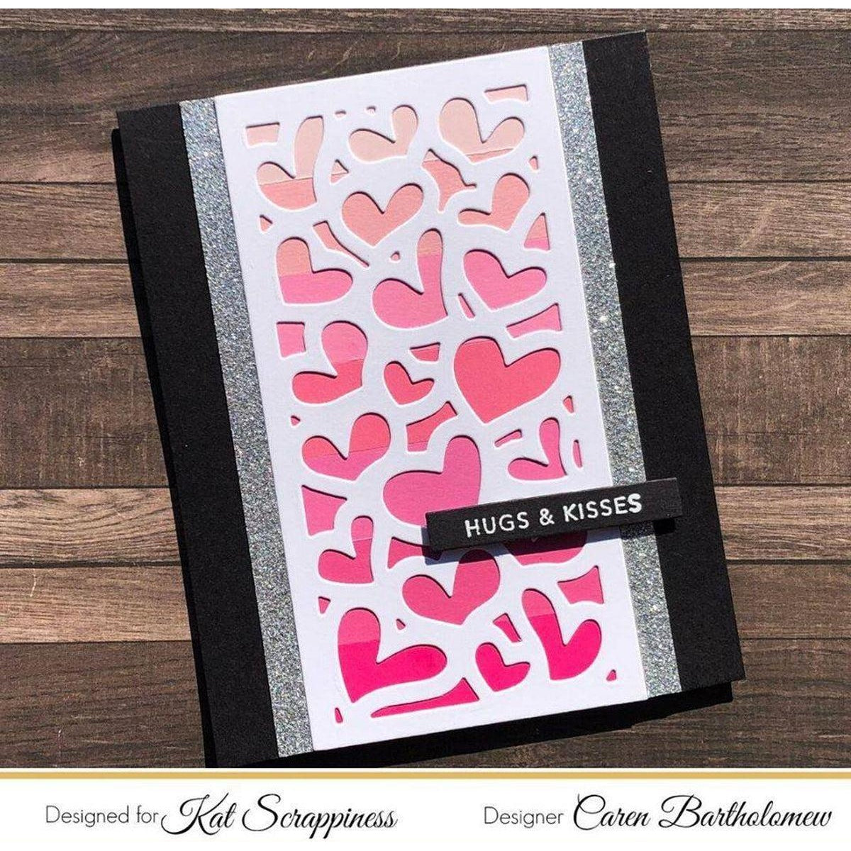 Heart Panel Die by Kat Scrappiness - Kat Scrappiness