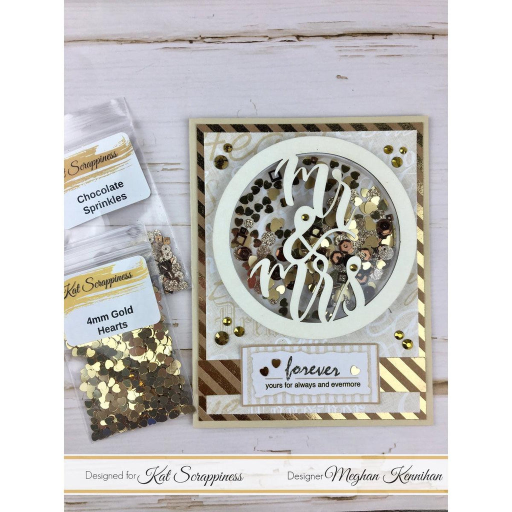 Chocolate Sprinkles Sequin Mix by Kat Scrappiness - Kat Scrappiness