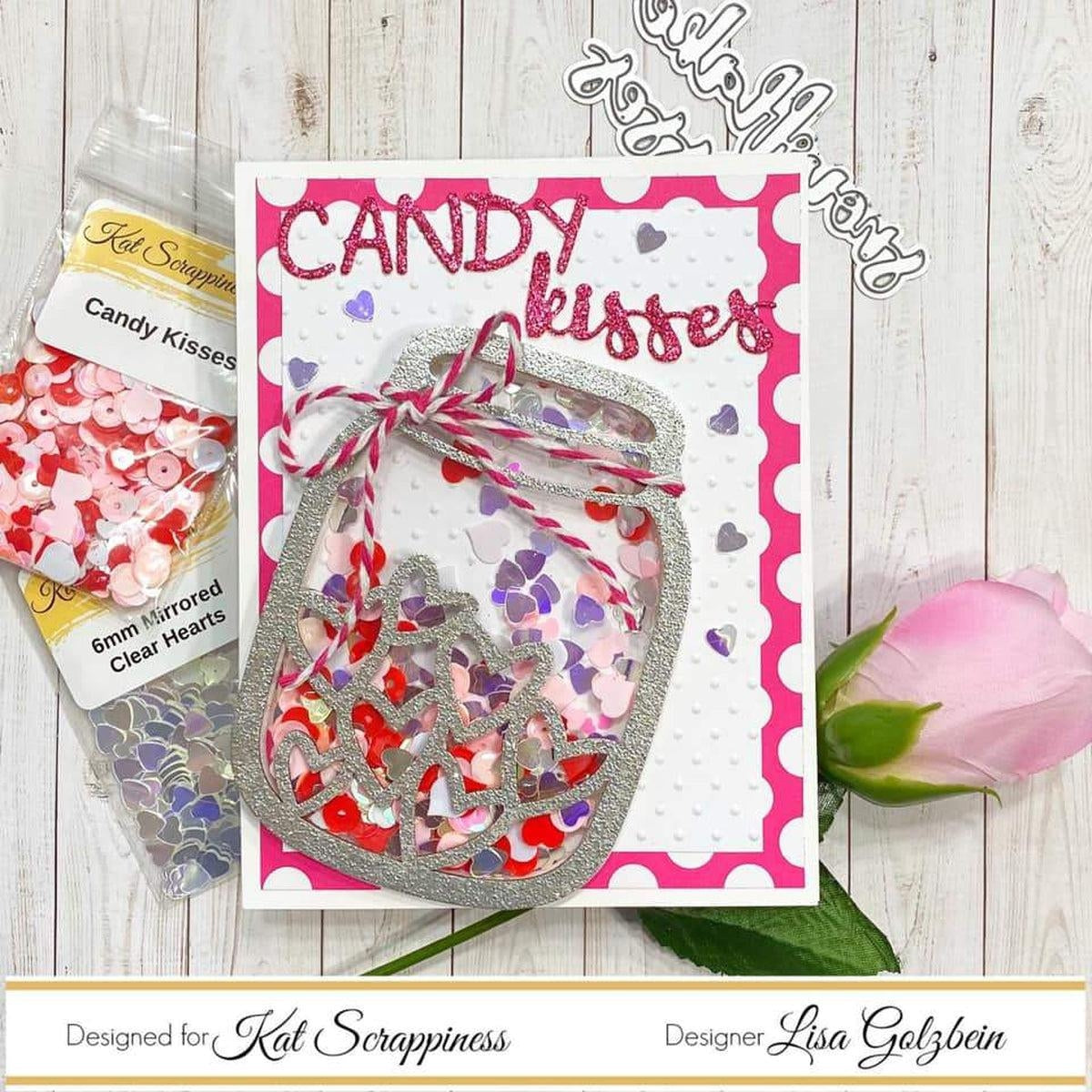 Candy Kisses Valentine Sequin Mix - Kat Scrappiness