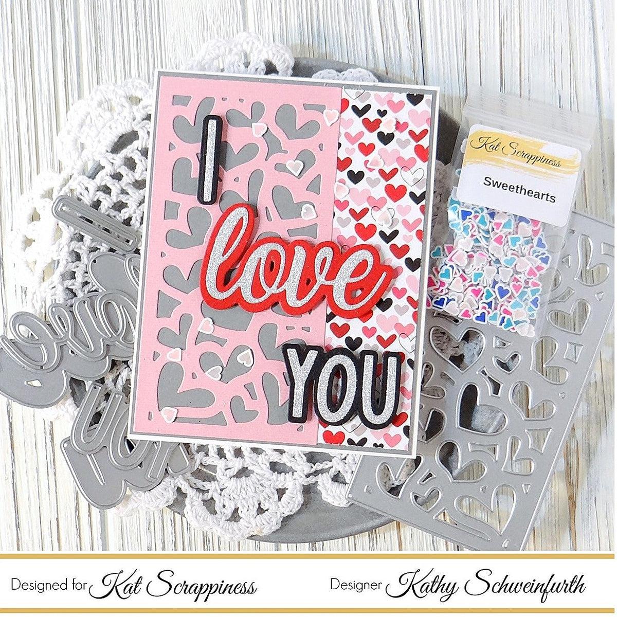 Heart Panel Die by Kat Scrappiness - Kat Scrappiness