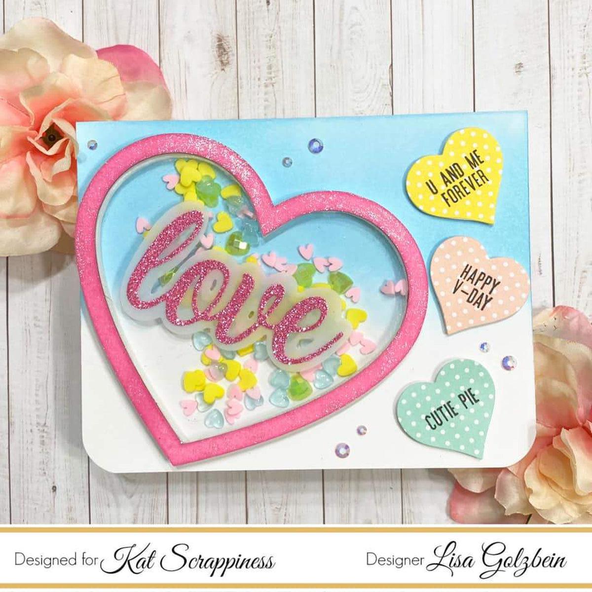 Pink Heart Sprinkles (Small) by Kat Scrappiness - Kat Scrappiness