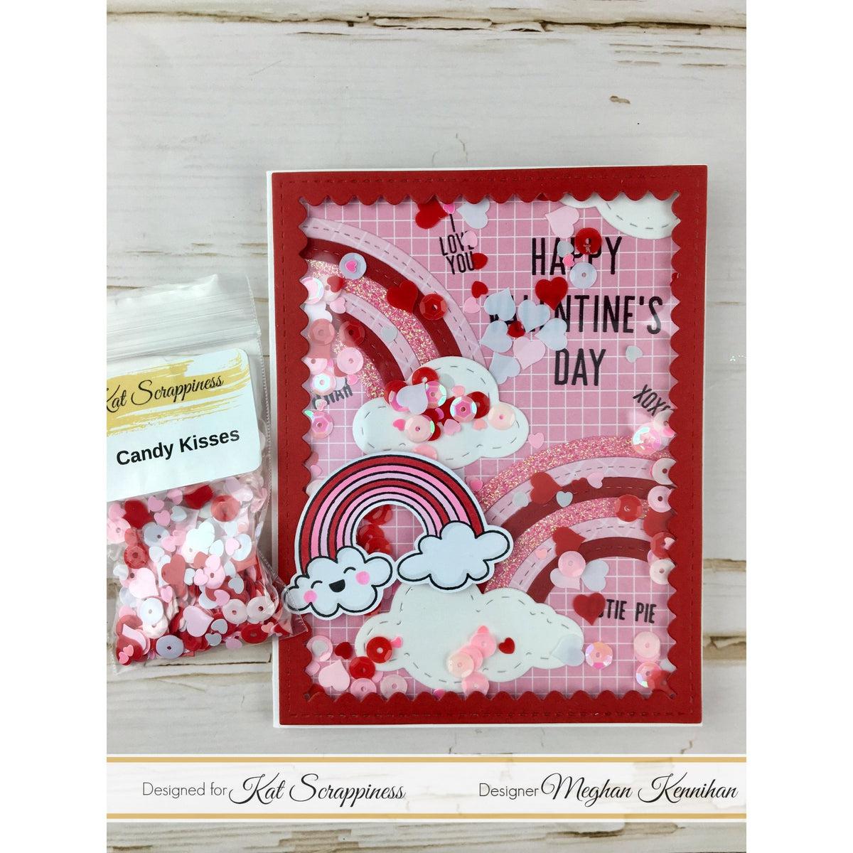 Candy Kisses Valentine Sequin Mix - Kat Scrappiness