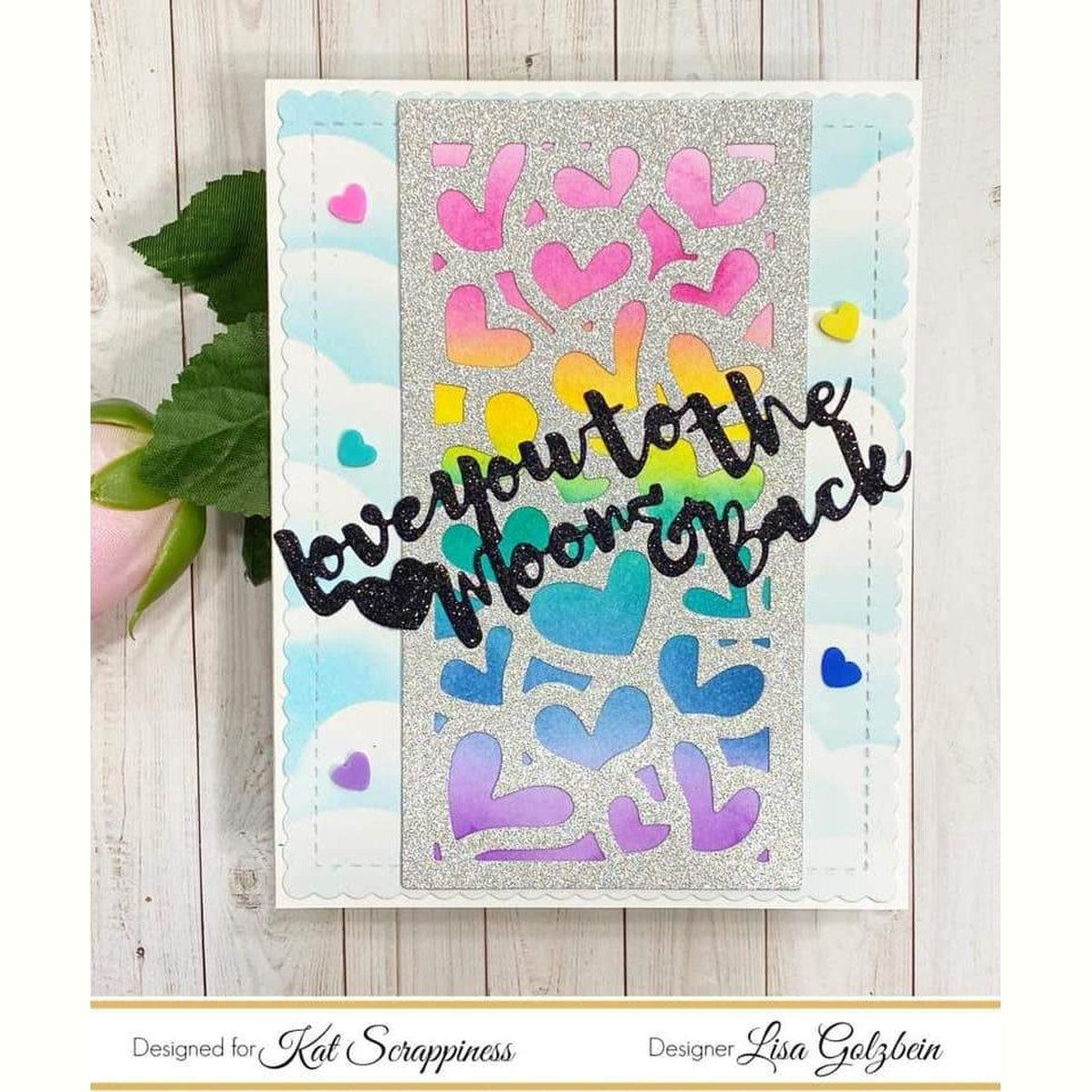 Teal Heart Sprinkles by Kat Scrappiness - Kat Scrappiness