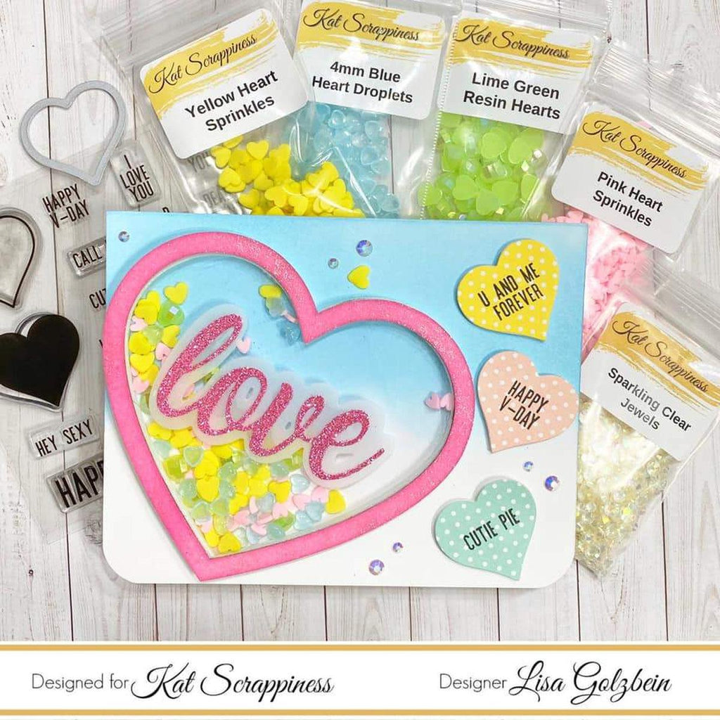 Yellow Heart Sprinkles by Kat Scrappiness - Kat Scrappiness