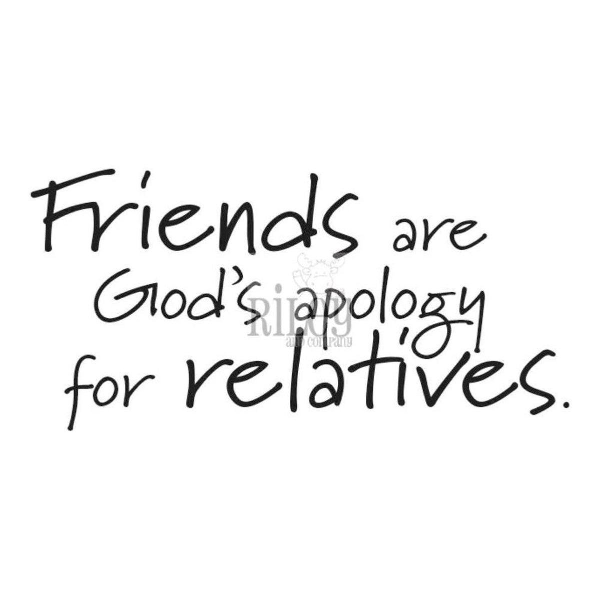 Friends Are Cling Stamp by Riley & Co