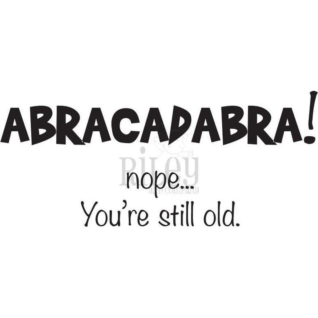 Abracadabra Cling Stamp by Riley & Co