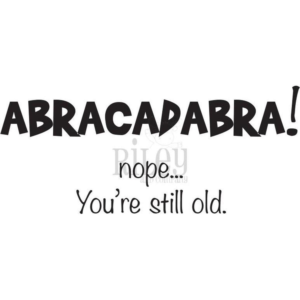 Abracadabra Cling Stamp by Riley &amp; Co