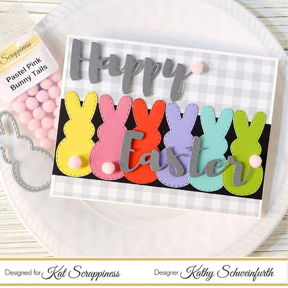 White Bunny Tails - Kat Scrappiness