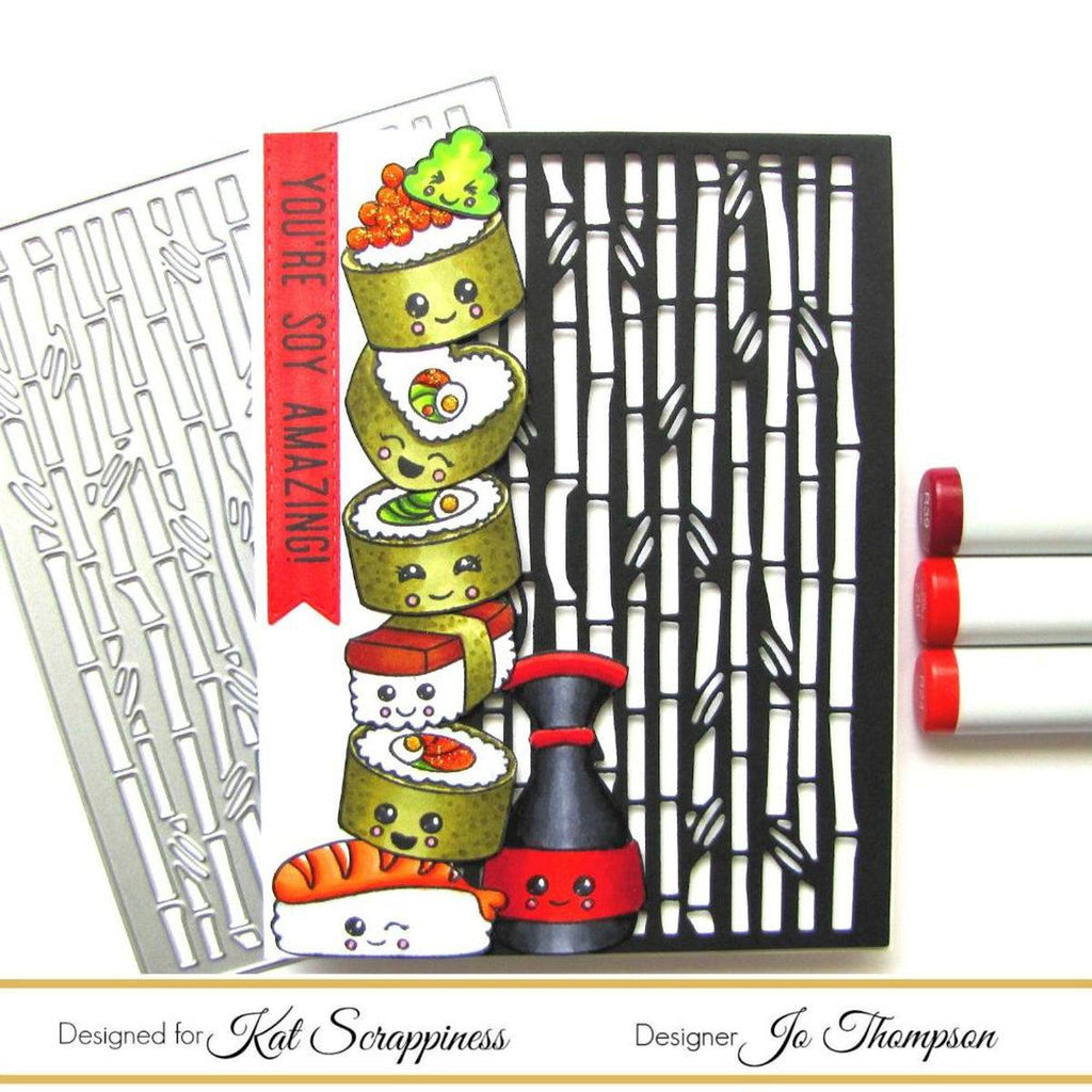 "Wok On" Stamp Set by Kat Scrappiness - Kat Scrappiness