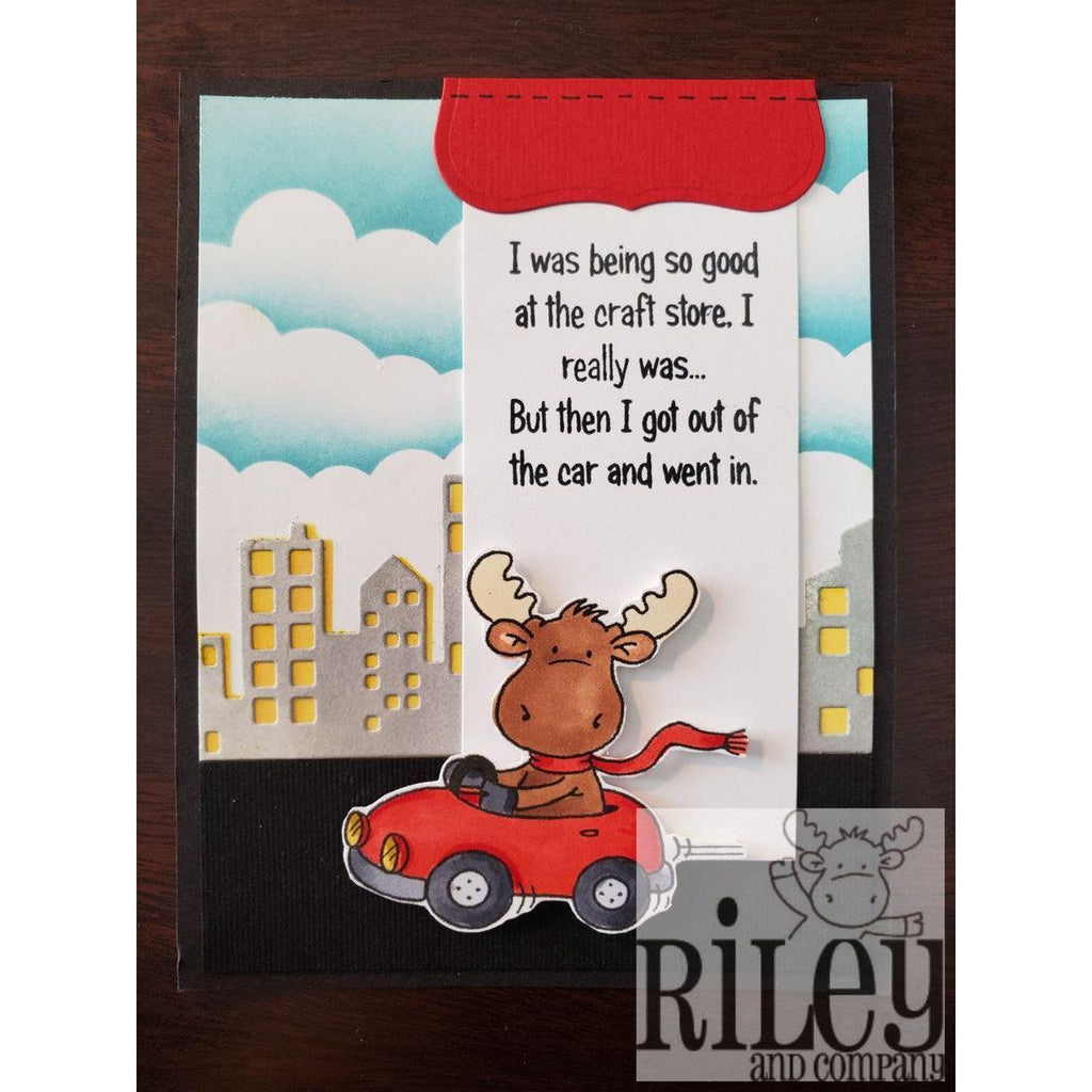 At the Craft Store Cling Stamp by Riley & Co - Kat Scrappiness