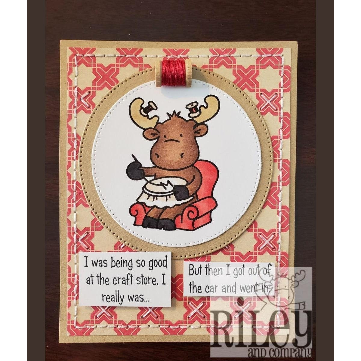 At the Craft Store Cling Stamp by Riley & Co - Kat Scrappiness