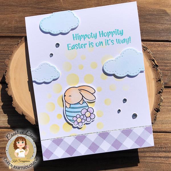 Hippity Hoppity Bunnies Clear Stamp