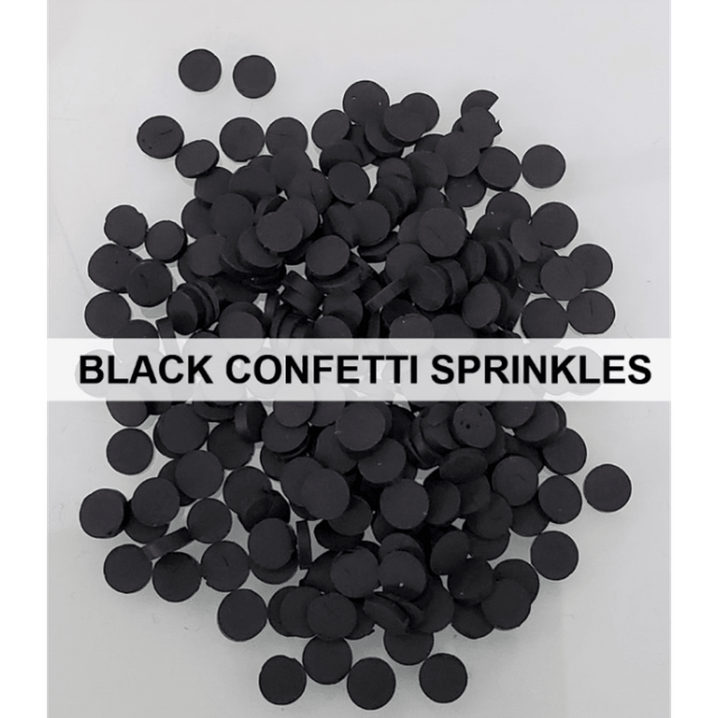 Black Confetti Sprinkles by Kat Scrappiness - Kat Scrappiness