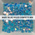 Baby Blue Solid Confetti Mix - Sequins - Kat Scrappiness