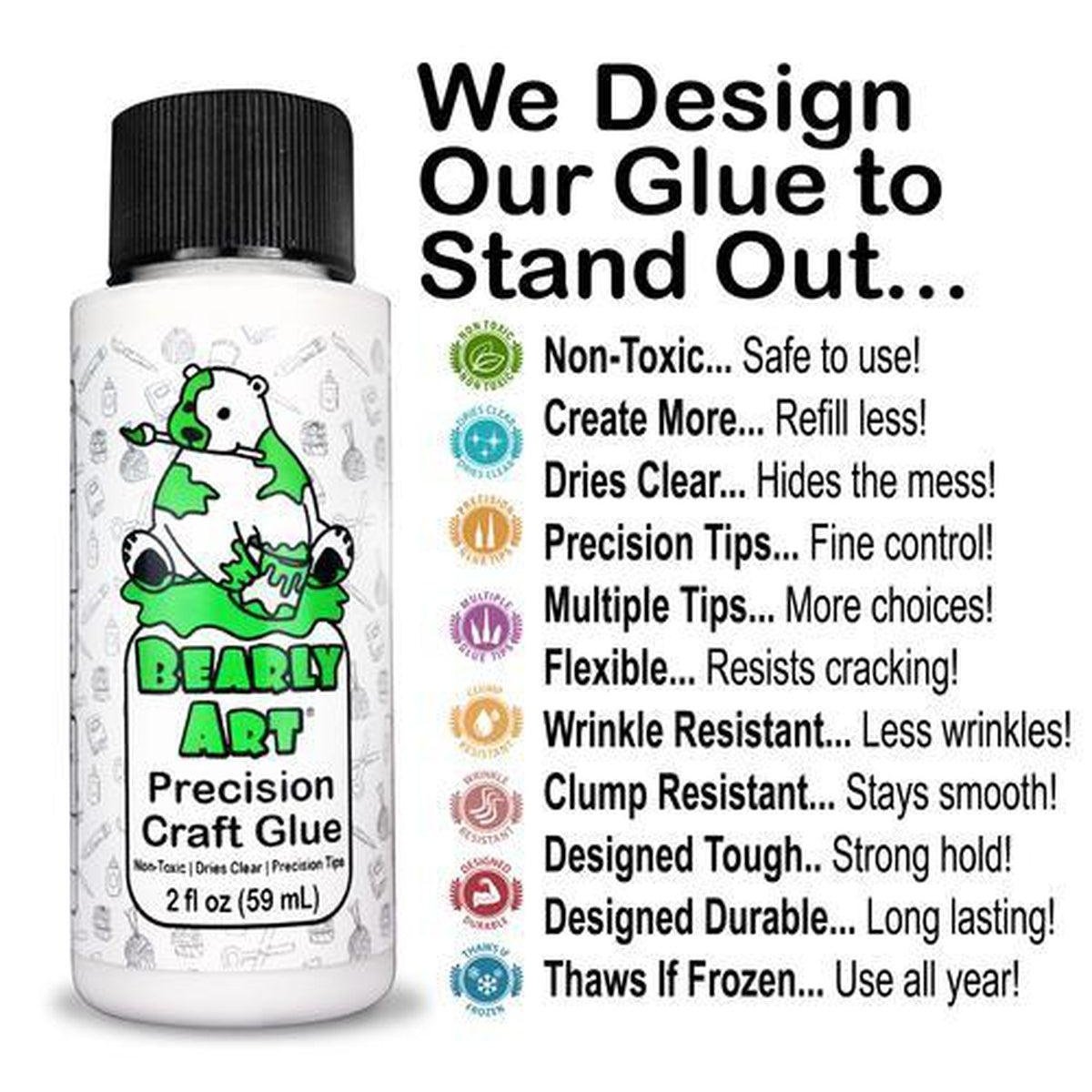 Bearly Art - Precision Craft Glue - The Refill