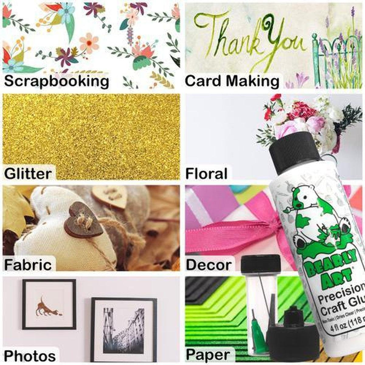 Bearly Art Precision Craft Glue THE ORIGINAL Kat Scrappiness