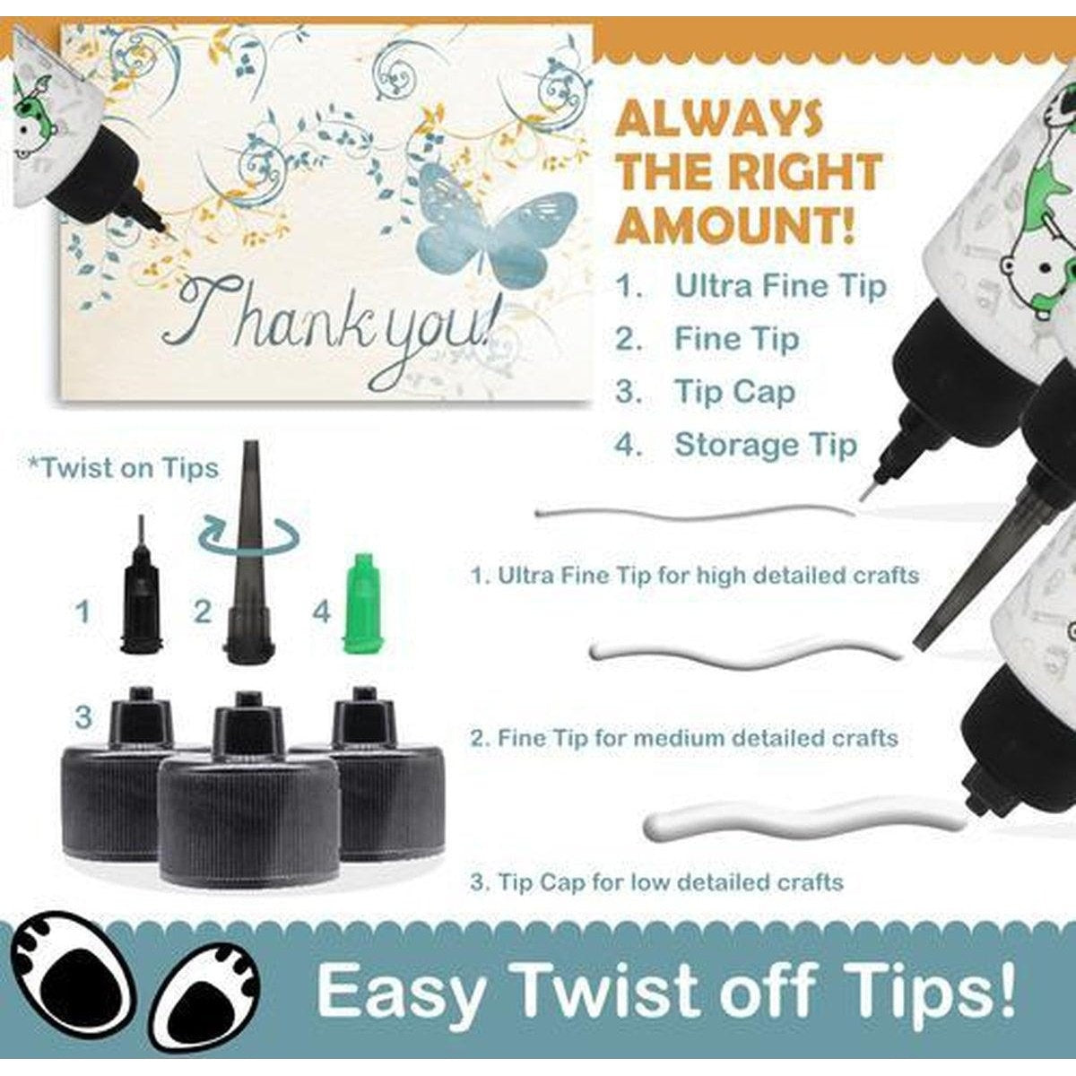 Bearly Art Precision Craft Glue - THE ORIGINAL