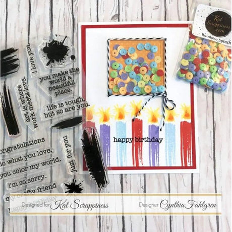 Rainbow Splash Sequin Mix - Kat Scrappiness